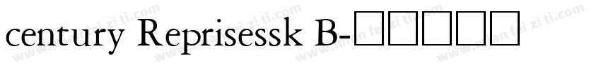 century Reprisessk B字体转换